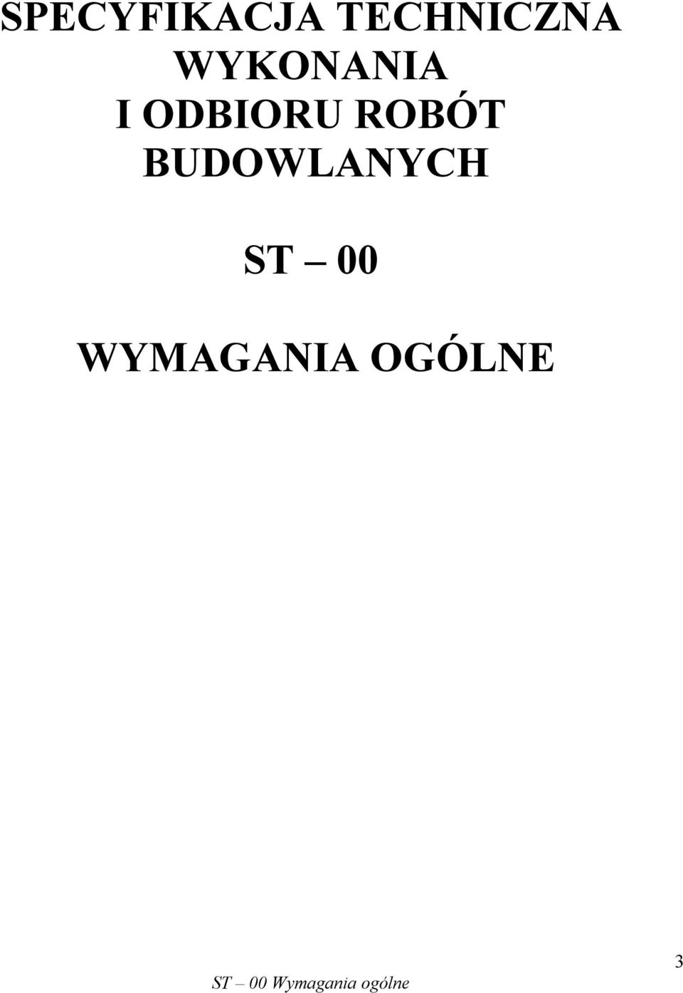 BUDOWLANYCH ST 00 WYMAGANIA