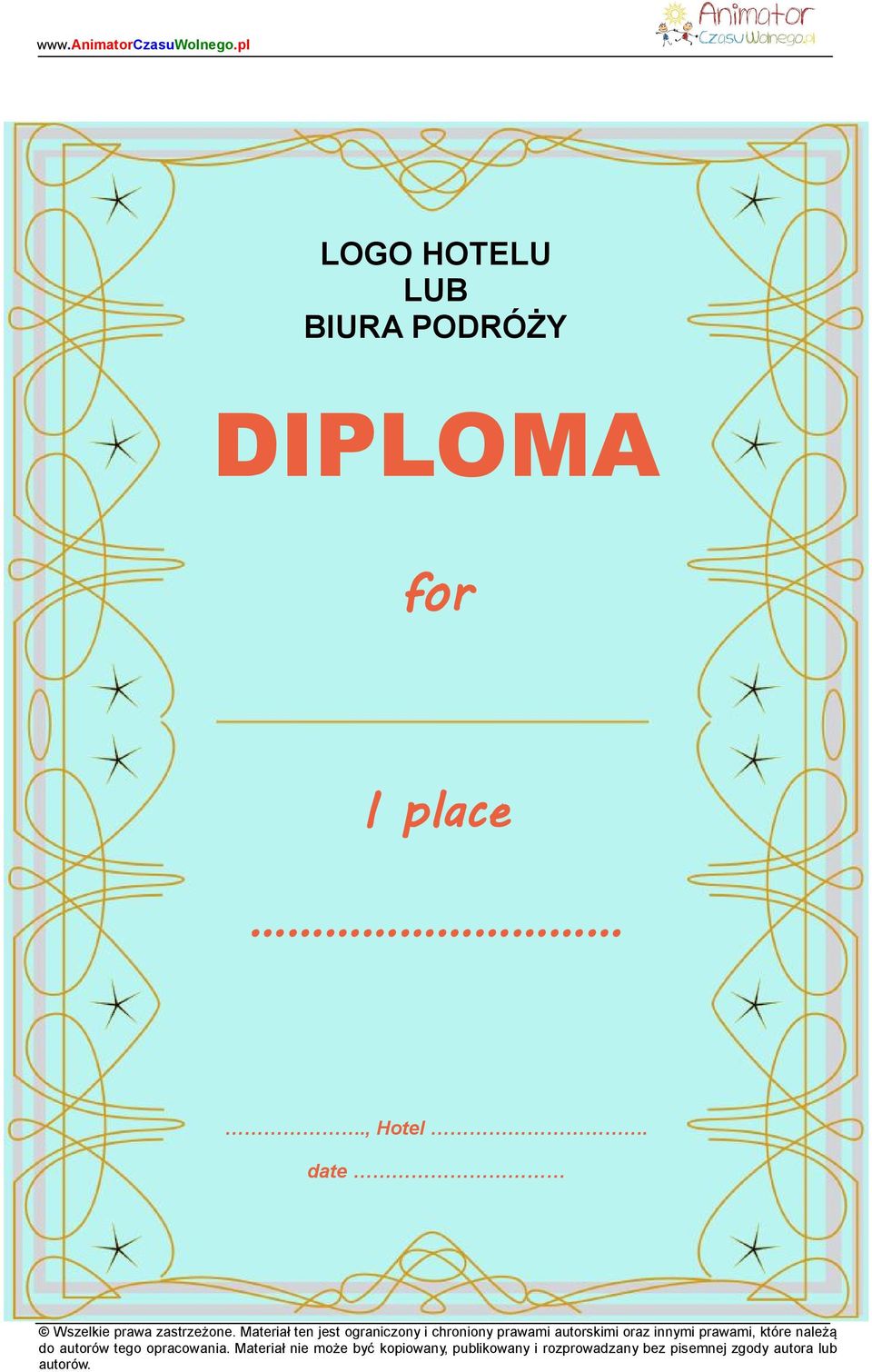 DIPLOMA for I