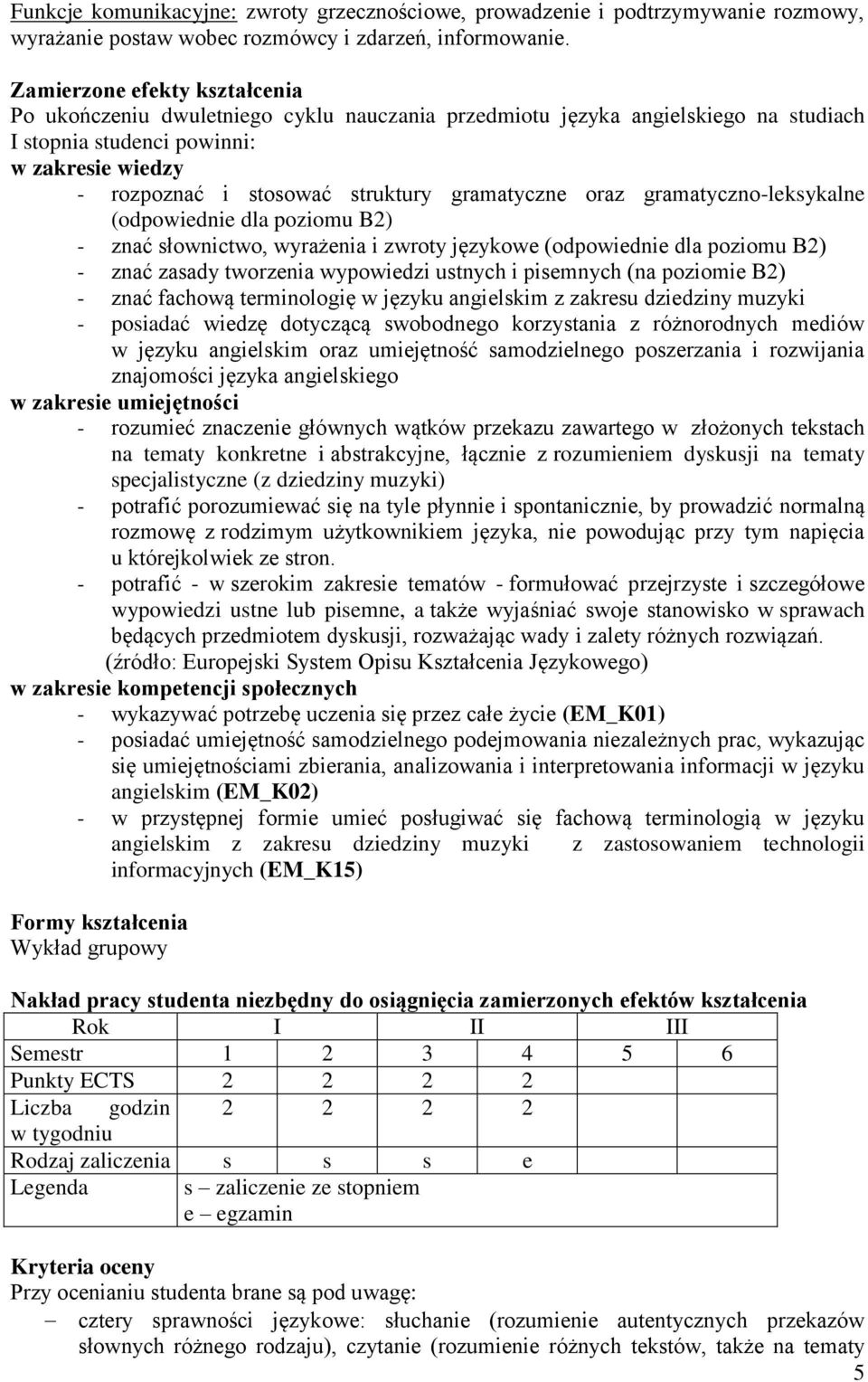 gramatyczne oraz gramatyczno-leksykalne (odpowiednie dla poziomu B2) - znać słownictwo, wyrażenia i zwroty językowe (odpowiednie dla poziomu B2) - znać zasady tworzenia wypowiedzi ustnych i pisemnych