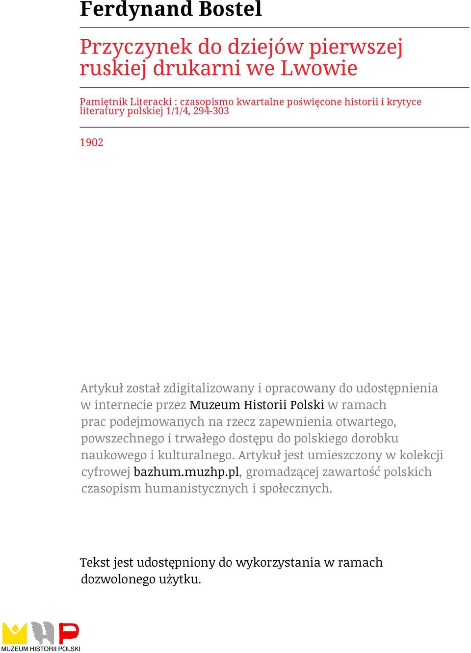 Literacki : czasopismo kwartalne poświęcone