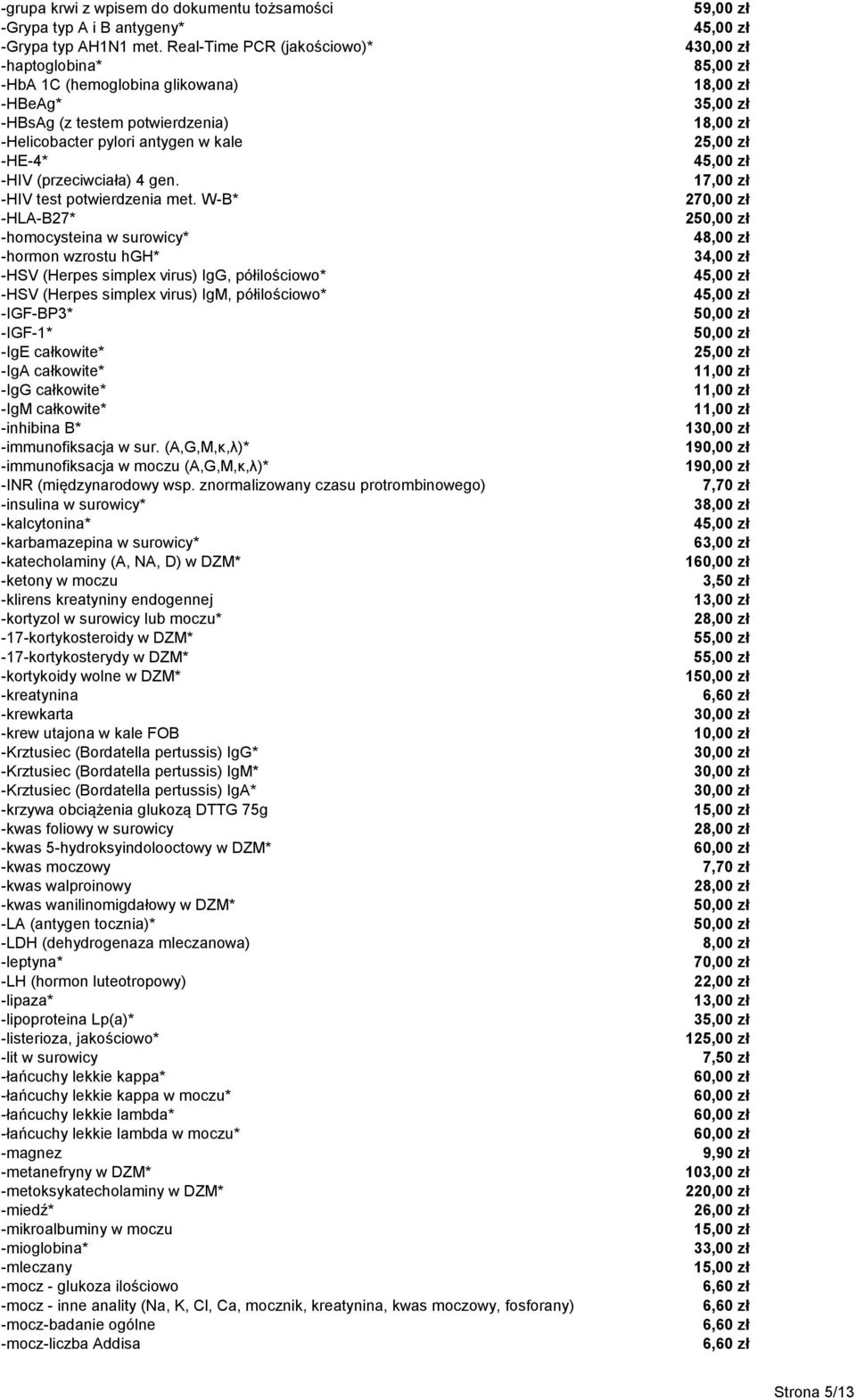 -HIV test potwierdzenia met.