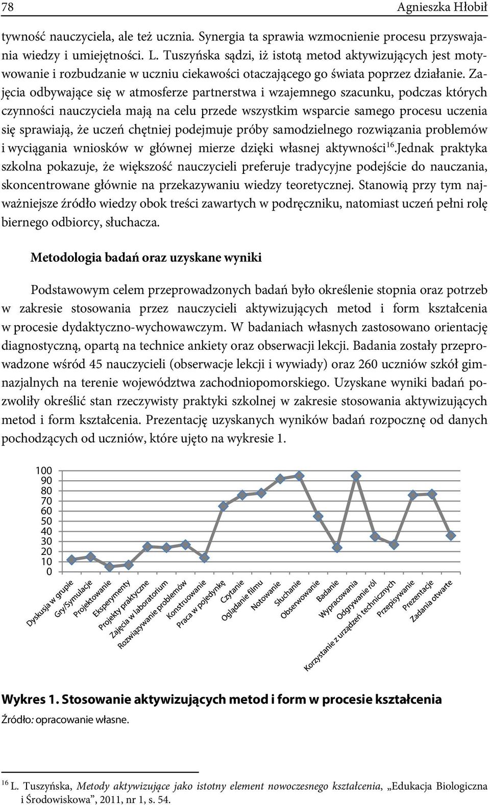 Zajęcia odbywające się w atmosferze partnerstwa i wzajemnego szacunku, podczas których czynności nauczyciela mają na celu przede wszystkim wsparcie samego procesu uczenia się sprawiają, że uczeń