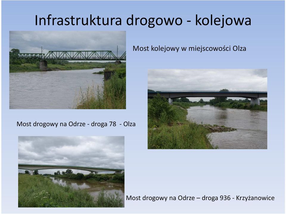 drogowy na Odrze -droga 78 -Olza Most