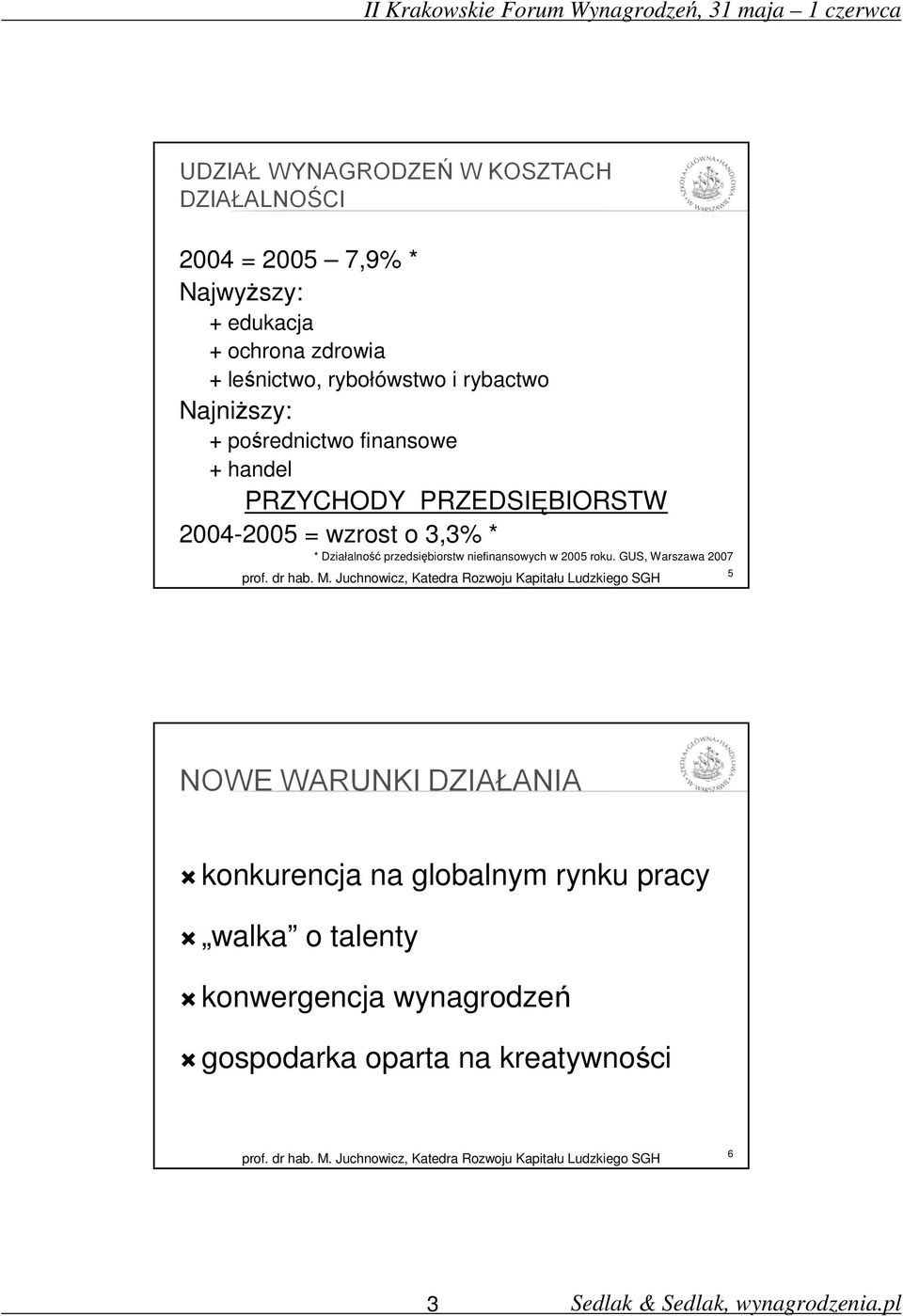 * Działalność przedsiębiorstw niefinansowych w 2005 roku.