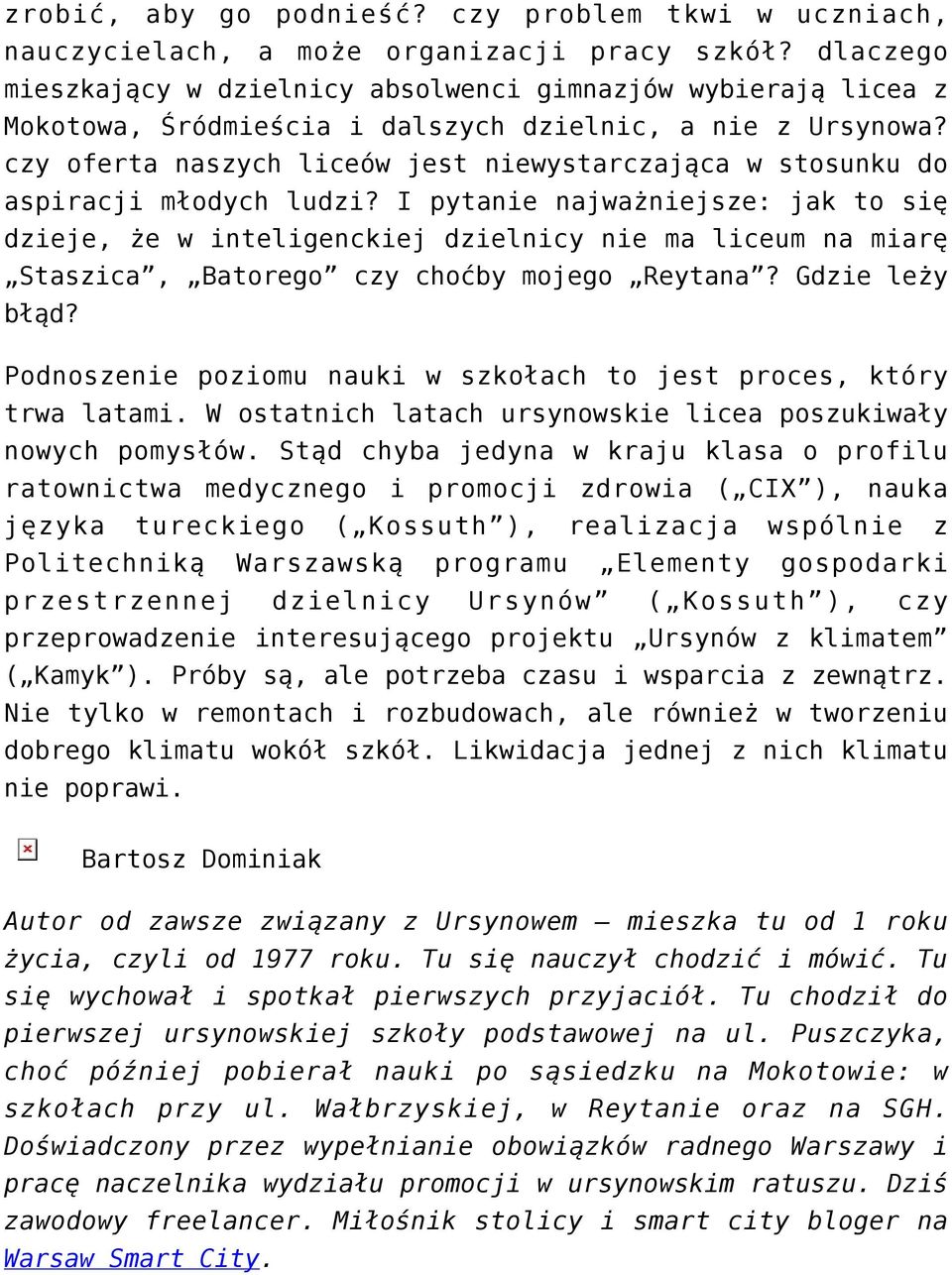 czy oferta naszych liceów jest niewystarczająca w stosunku do aspiracji młodych ludzi?