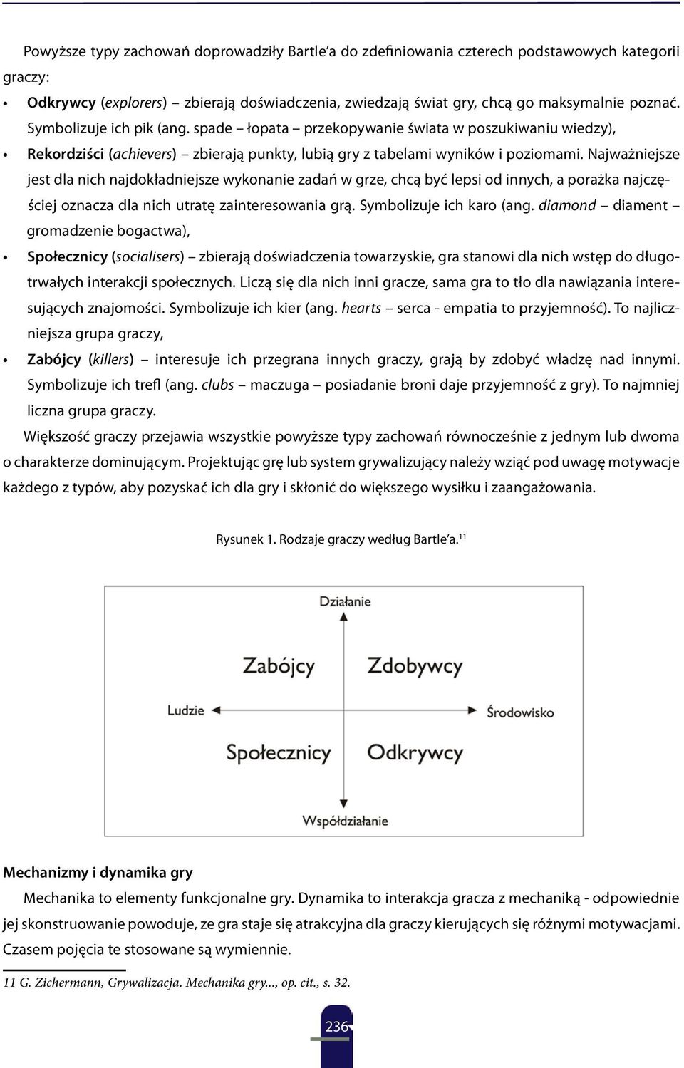 Najważniejsze jest dla nich najdokładniejsze wykonanie zadań w grze, chcą być lepsi od innych, a porażka najczęściej oznacza dla nich utratę zainteresowania grą. Symbolizuje ich karo (ang.