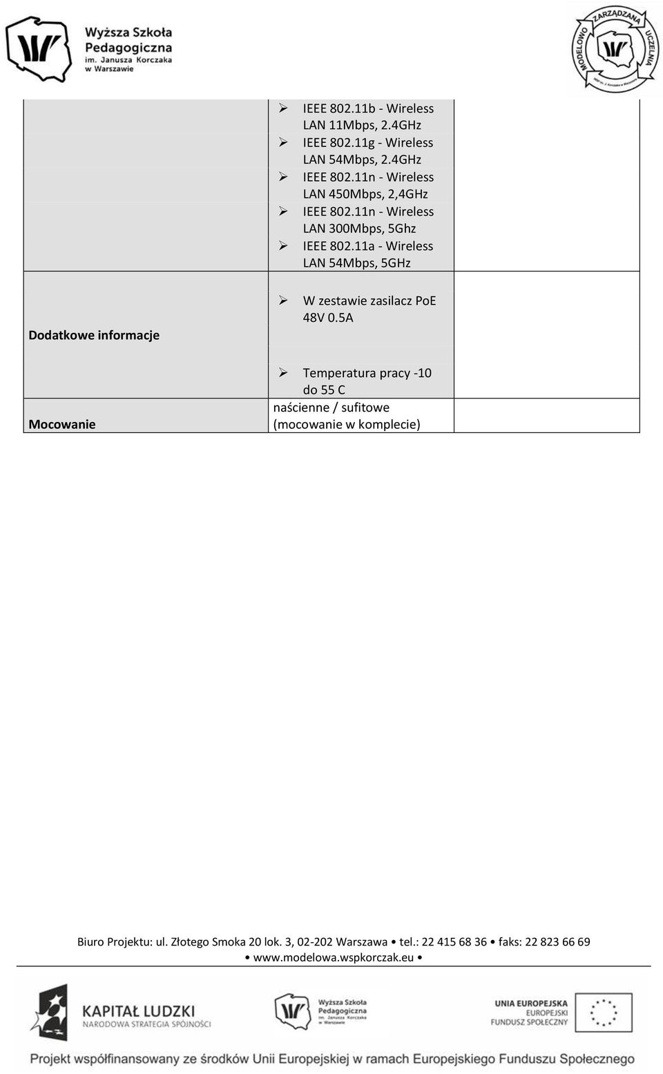 11n - Wireless LAN 300Mbps, 5Ghz IEEE 802.