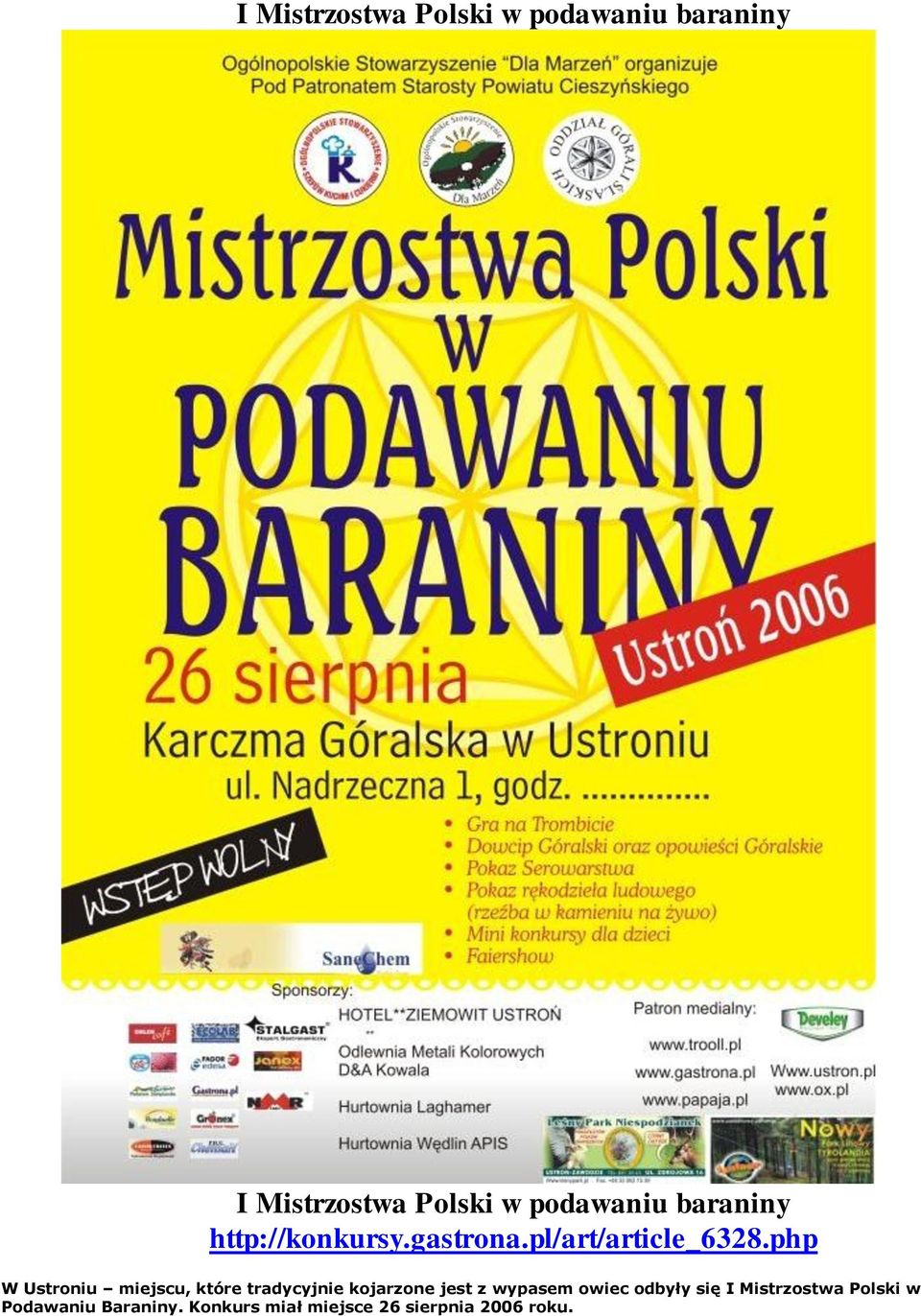 php W Ustroniu miejscu, które tradycyjnie kojarzone jest z wypasem owiec