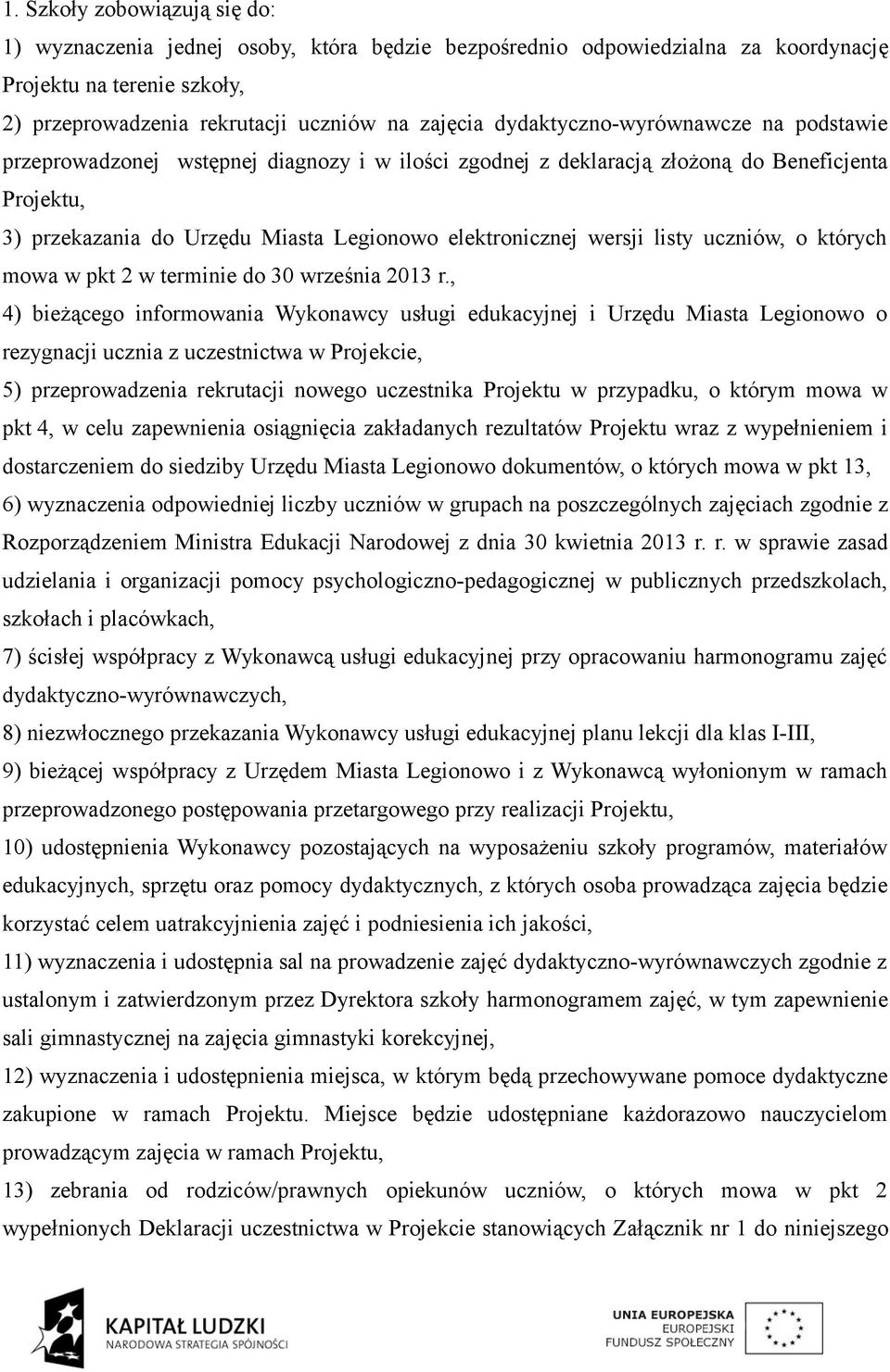 wersji listy uczniów, o których mowa w pkt 2 w terminie do 30 września 2013 r.