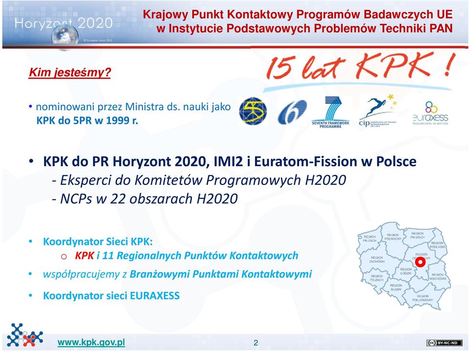 KPK do PR Horyzont 2020, IMI2 i Euratom-Fission w Polsce - Eksperci do Komitetów Programowych H2020 - NCPs w 22