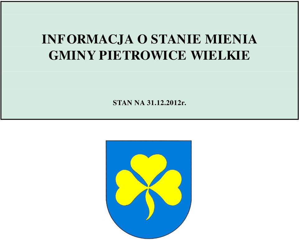 GMINY PIETROWICE