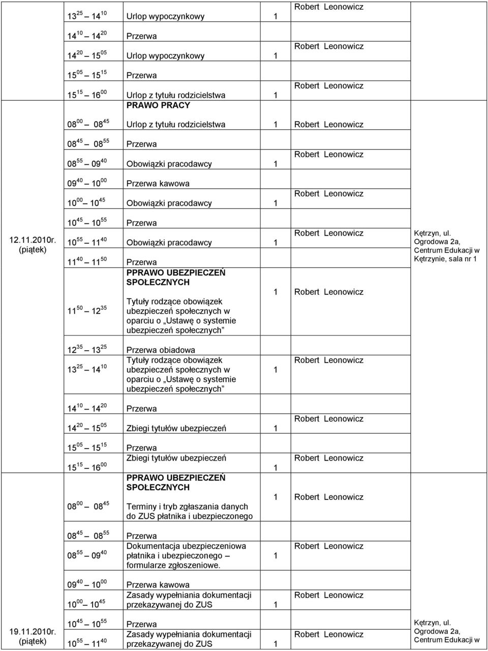 0 55 40 Obowiązki pracodawcy 40 50 Przerwa PPRAWO UBEZPIECZEŃ SPOŁECZNYCH 50 2 35 Tytuły rodzące obowiązek ubezpieczeń społecznych w oparciu o Ustawę o systemie ubezpieczeń społecznych Kętrzynie,