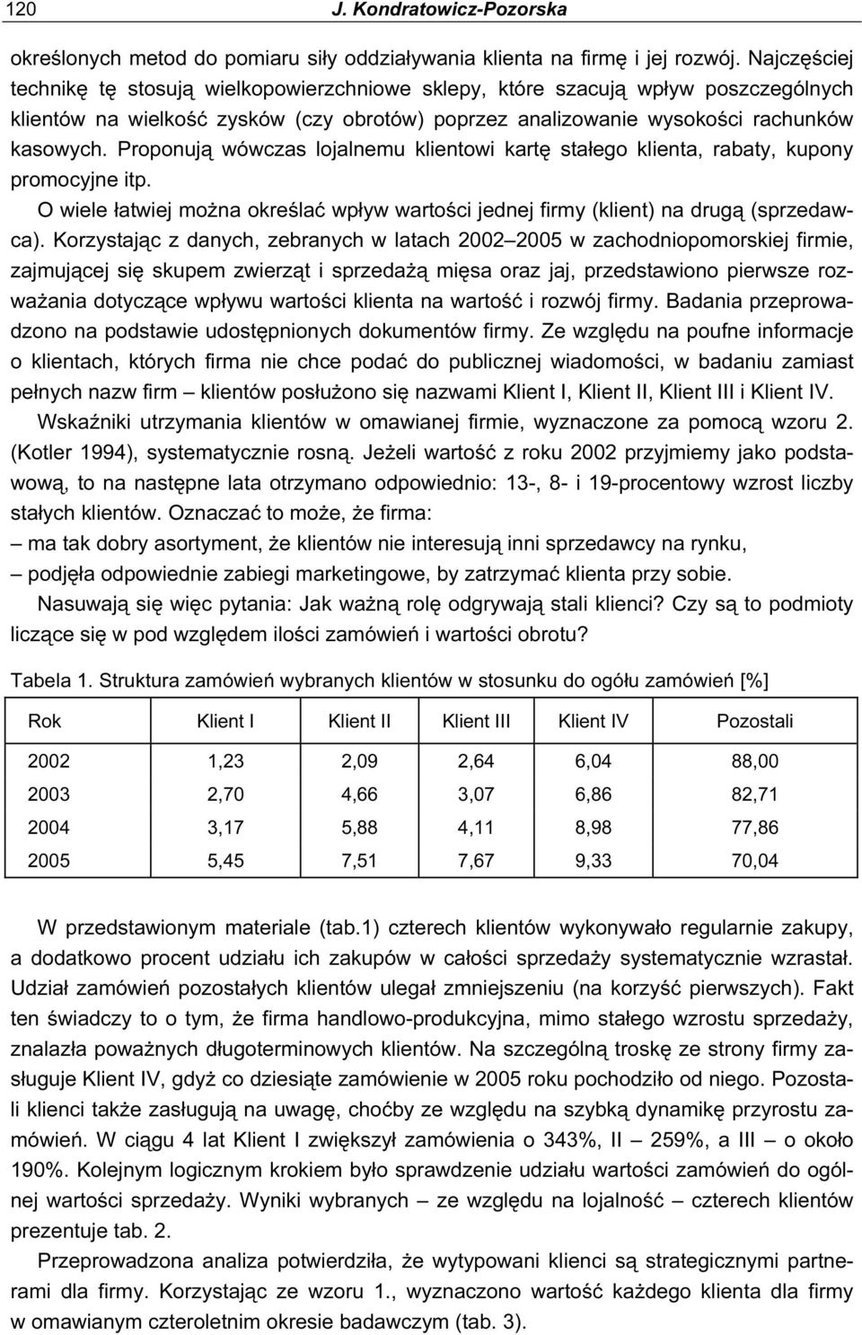 Proponują wówczs lojlnemu klientowi krtę stłego klient, rbty, kupony promocyjne itp. O wiele łtwiej możn określć wpływ wrtości jednej firmy (klient) n drugą (sprzedwc).