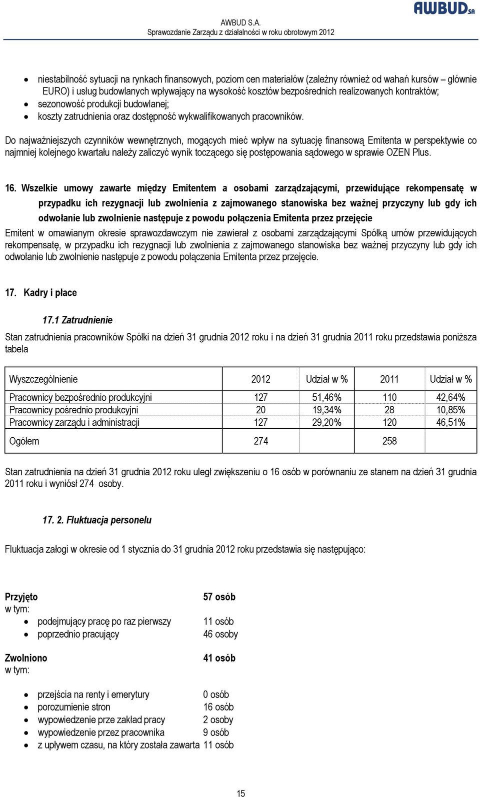 Do najważniejszych czynników wewnętrznych, mogących mieć wpływ na sytuację finansową Emitenta w perspektywie co najmniej kolejnego kwartału należy zaliczyć wynik toczącego się postępowania sądowego w