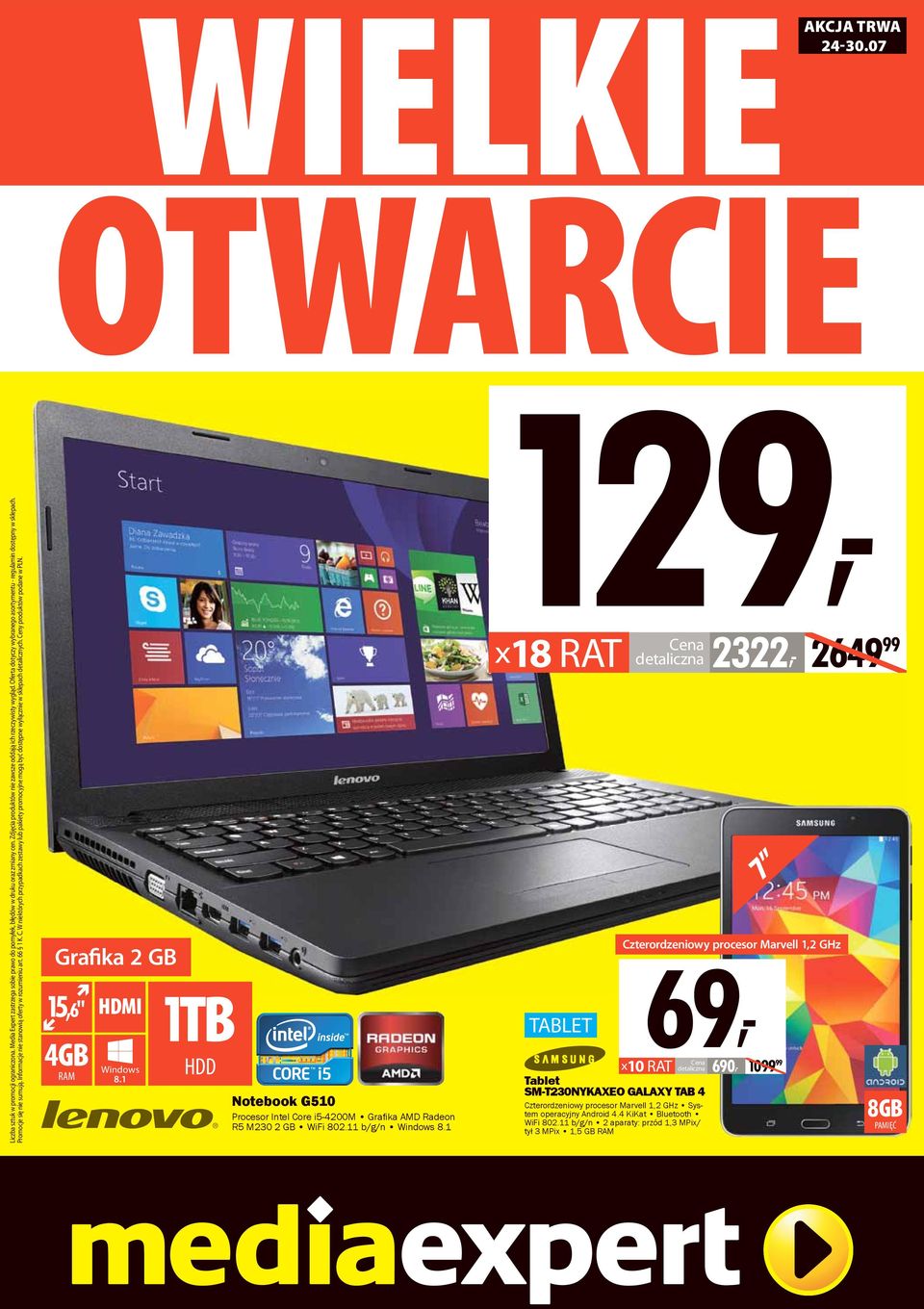 Informacje nie stanowią oferty w rozumieniu art. 66 1 K. C. W niektórych przypadkach zestawy lub pakiety promocyjne mogą być dostępne wyłącznie w sklepach detalicznych. Ceny produktów podane w PLN.