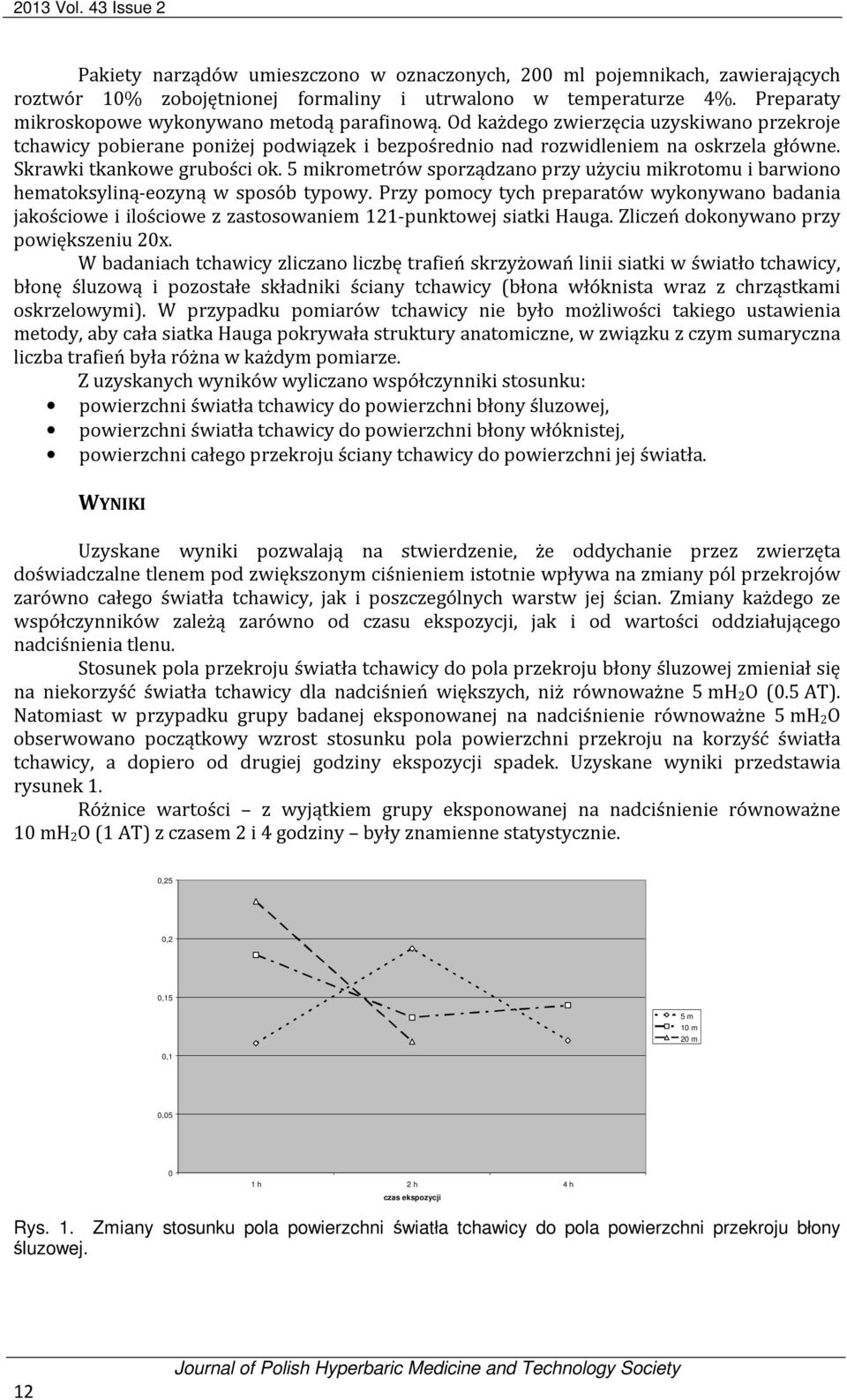 Skrawki tkankowe grubości ok. 5 mikrometrów sporządzano przy użyciu mikrotomu i barwiono hematoksyliną-eozyną w sposób typowy.