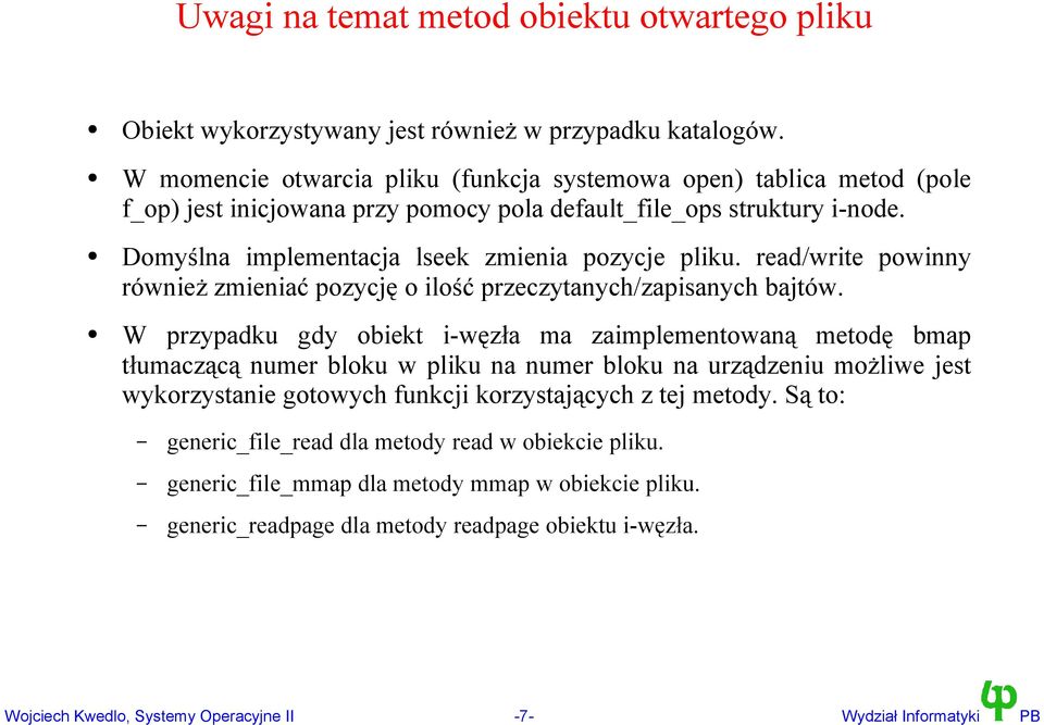 read/write powinny również zmieniać pozycję o ilość przeczytanych/zapisanych bajtów.