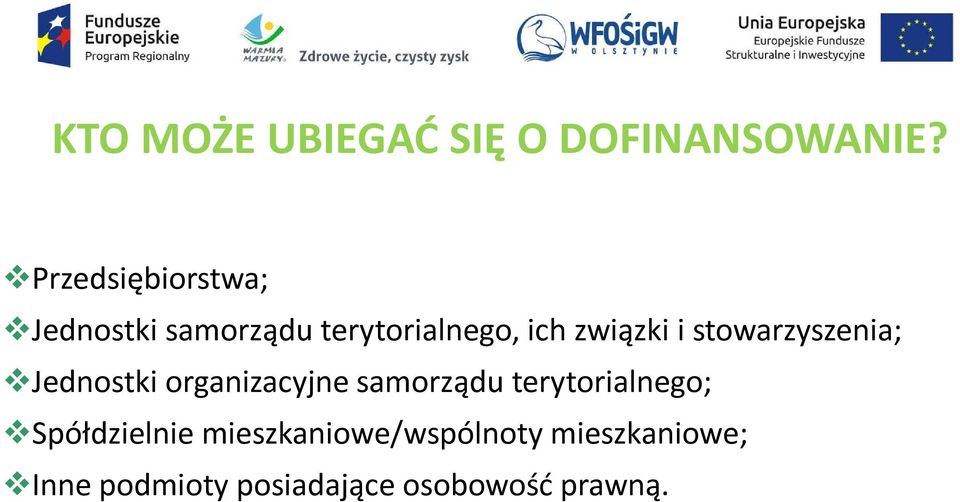 i stowarzyszenia; Jednostki organizacyjne samorządu