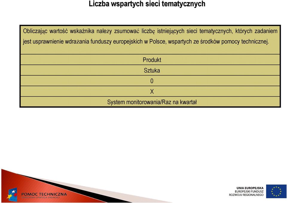 tematycznych, których zadaniem jest usprawnienie wdraŝania