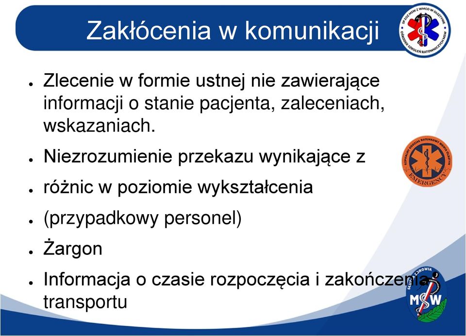 Niezrozumienie przekazu wynikające z różnic w poziomie wykształcenia