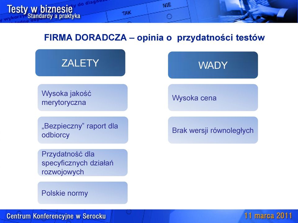 Bezpieczny raport dla odbiorcy Brak wersji