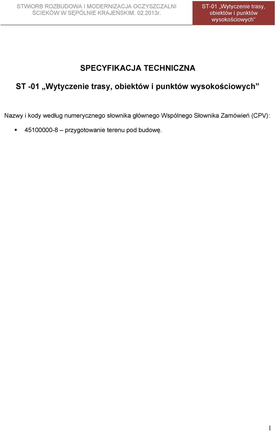 słownika głównego Wspólnego Słownika