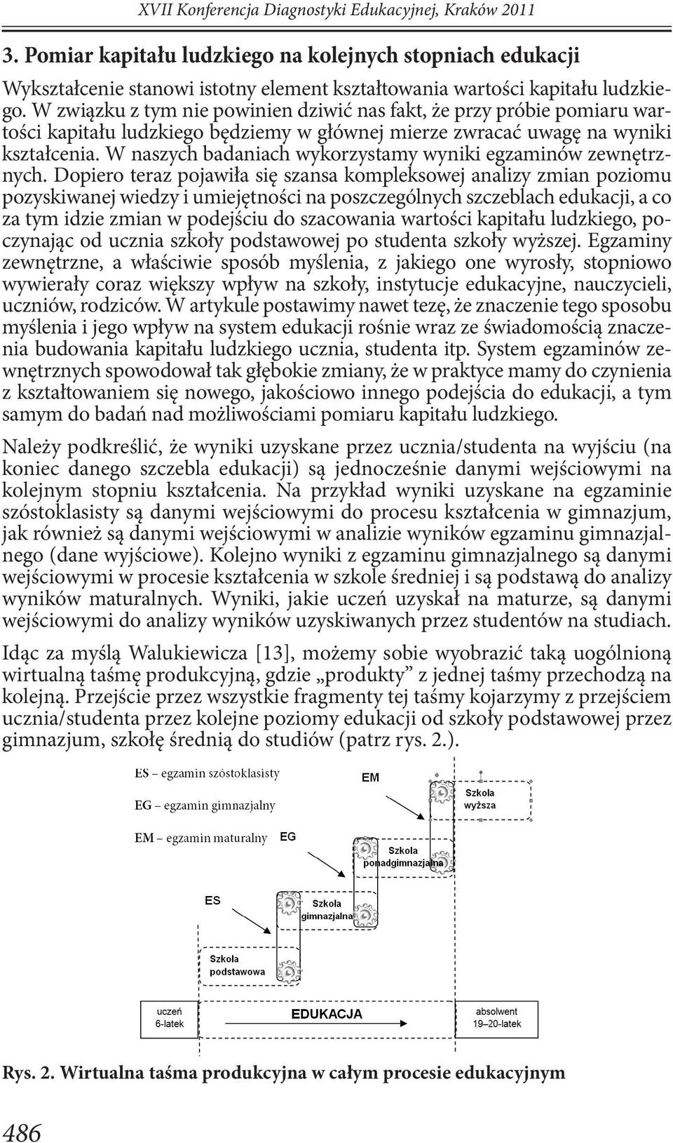 W naszych badaniach wykorzystamy wyniki egzaminów zewnętrznych.