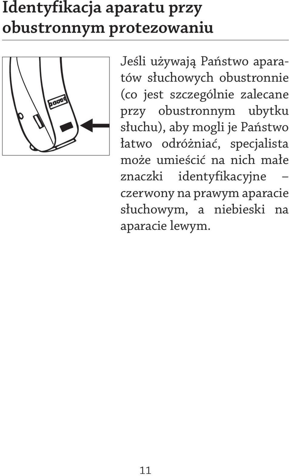 aby mogli je Państwo łatwo odróżniać, specjalista może umieścić na nich małe znaczki