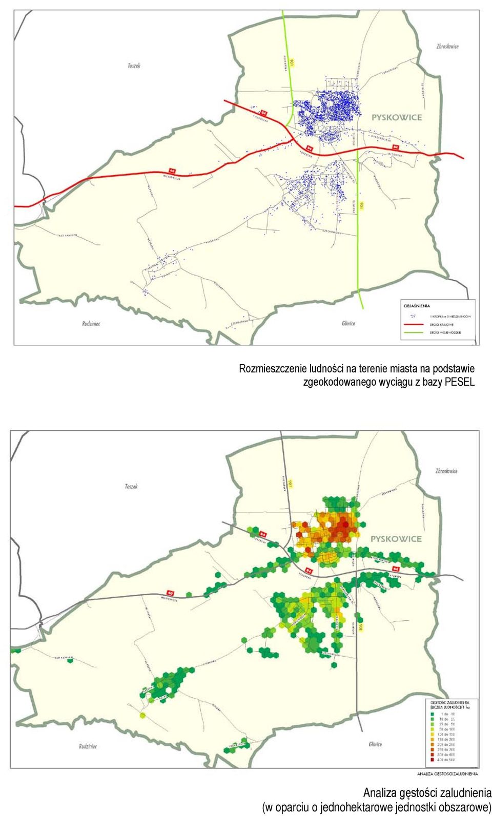 bazy PESEL Analiza gęstości zaludnienia