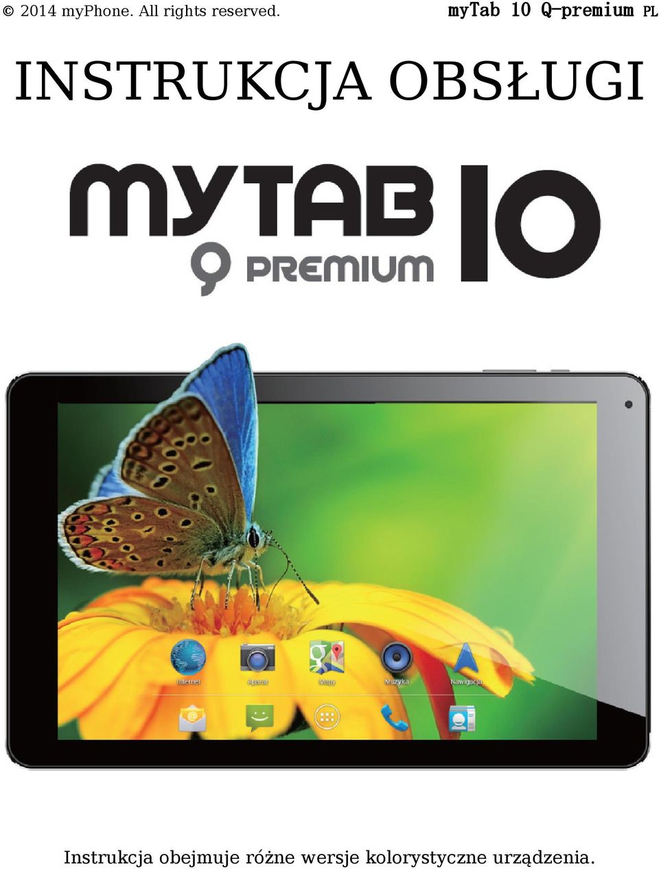 mytab 10 -premium INSTRUKCJA