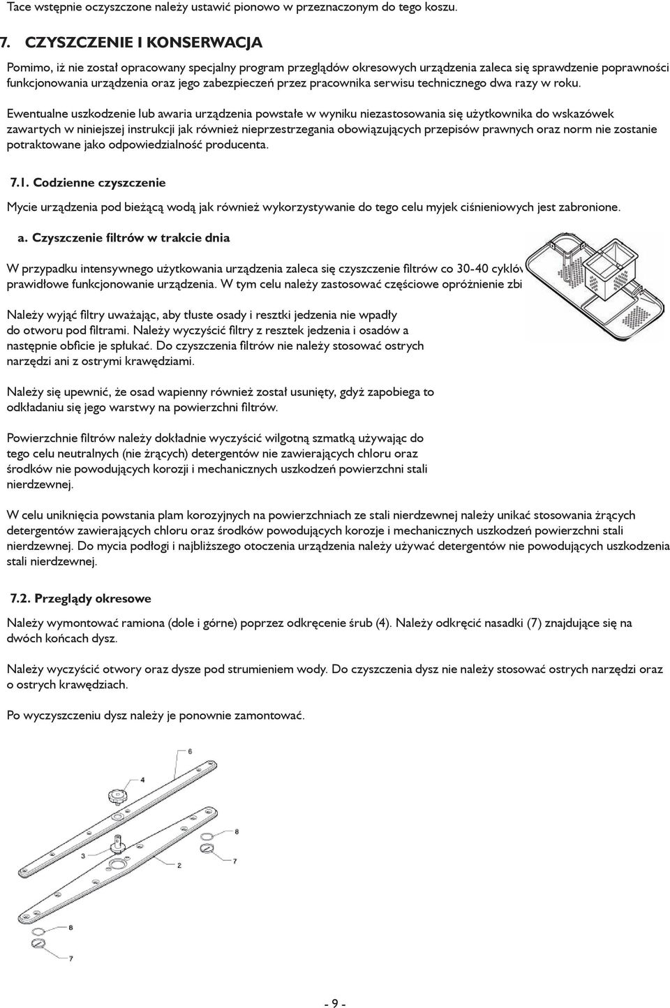 pracownika serwisu technicznego dwa razy w roku.