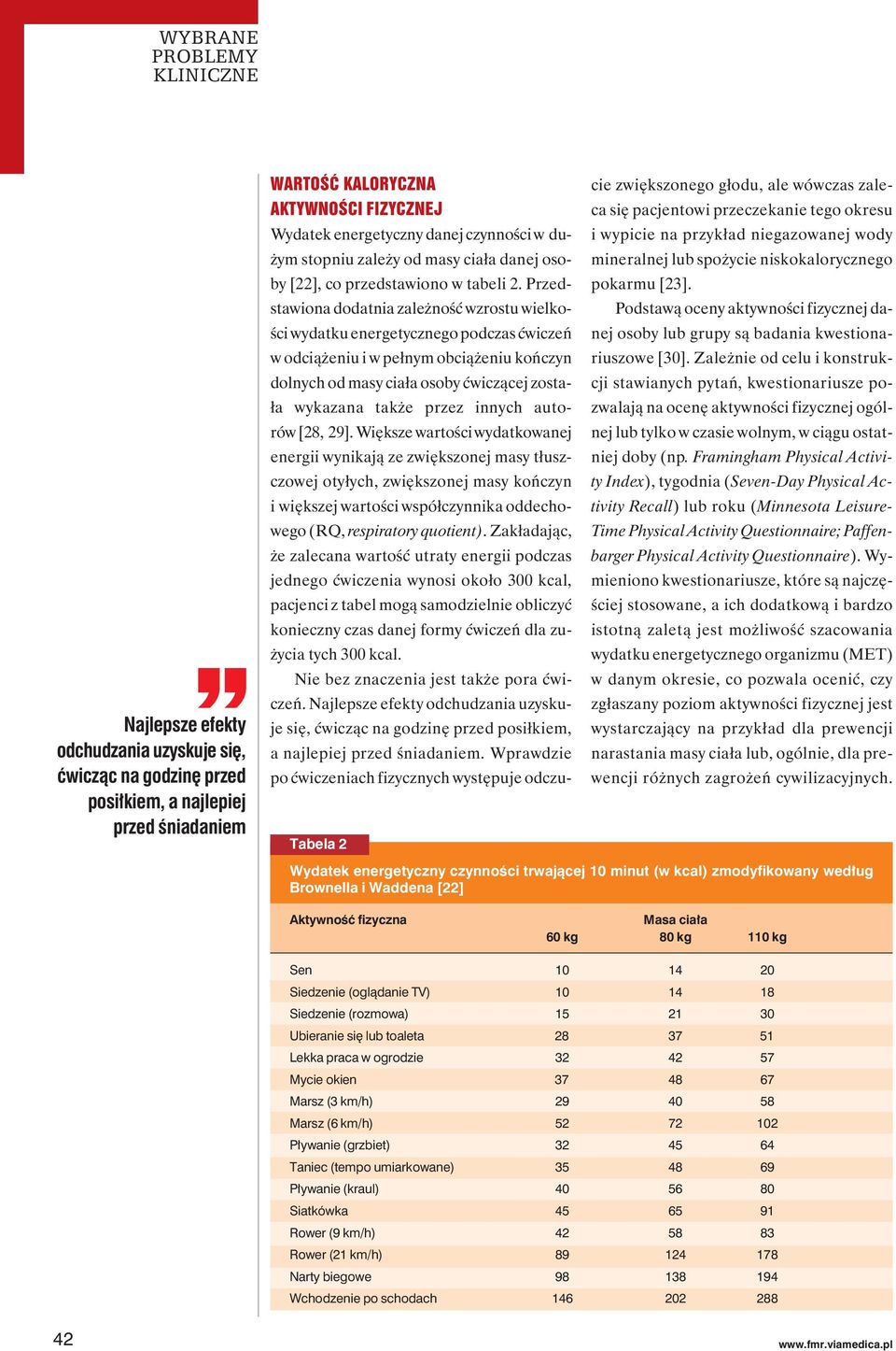 Przedstawiona dodatnia zależność wzrostu wielkości wydatku energetycznego podczas ćwiczeń w odciążeniu i w pełnym obciążeniu kończyn dolnych od masy ciała osoby ćwiczącej została wykazana także przez