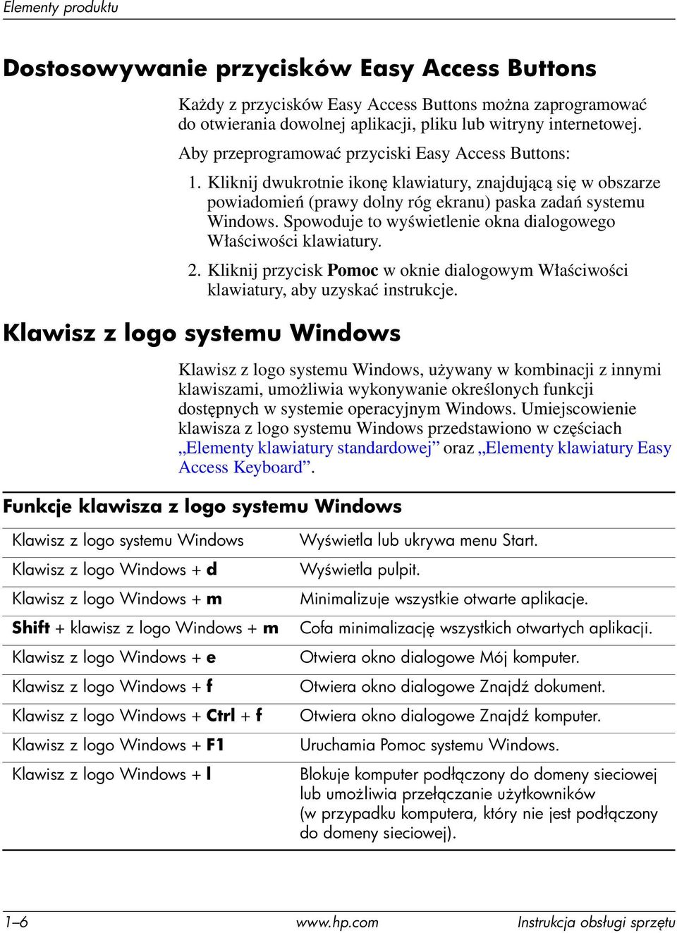 Spowoduje to wyświetlenie okna dialogowego Właściwości klawiatury. 2. Kliknij przycisk Pomoc w oknie dialogowym Właściwości klawiatury, aby uzyskać instrukcje.