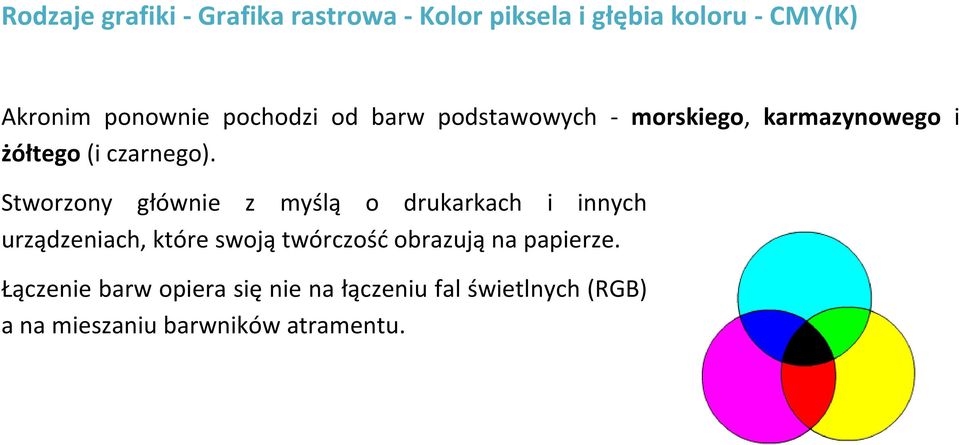 Stworzony głównie z myślą o drukarkach i innych urządzeniach, które swoją twórczość obrazują