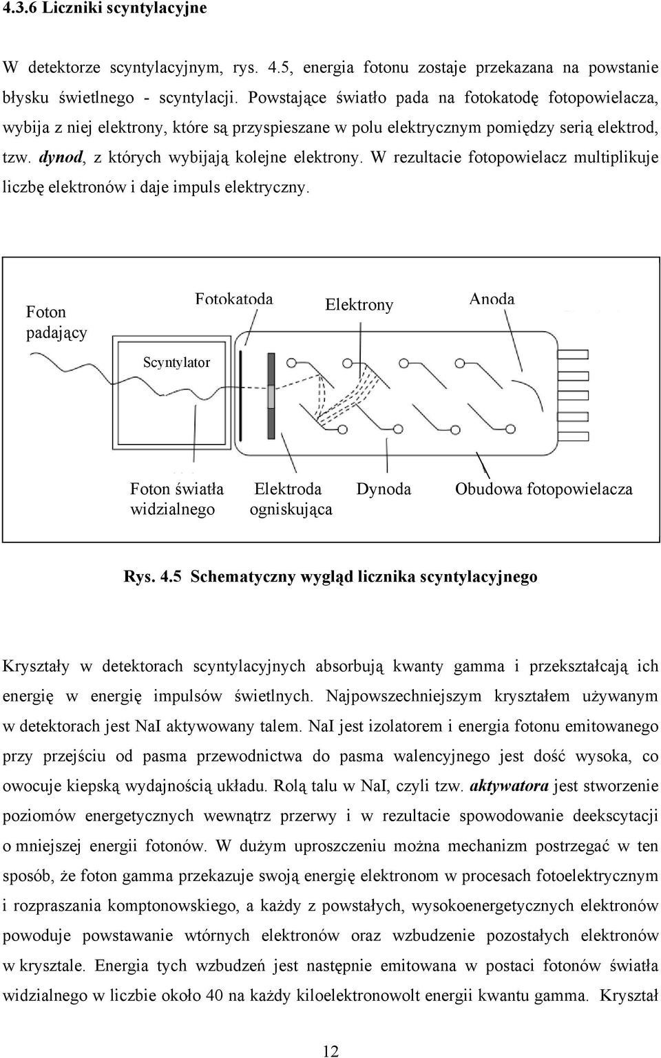 W rezultacie fotopowielacz multiplikuje liczbę elektronów i daje impuls elektryczny.