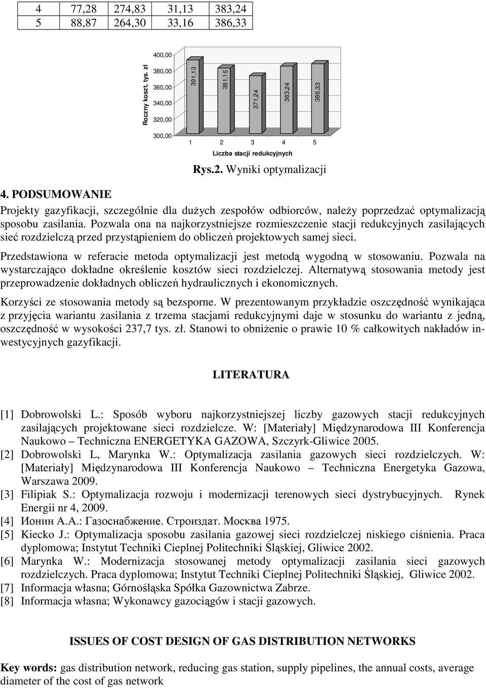 Pozwala oa a ajkorzystejsze rozmeszczee stacj redukcyjych zaslających seć rozdzelczą przed przystąpeem do oblczeń projektowych samej sec.