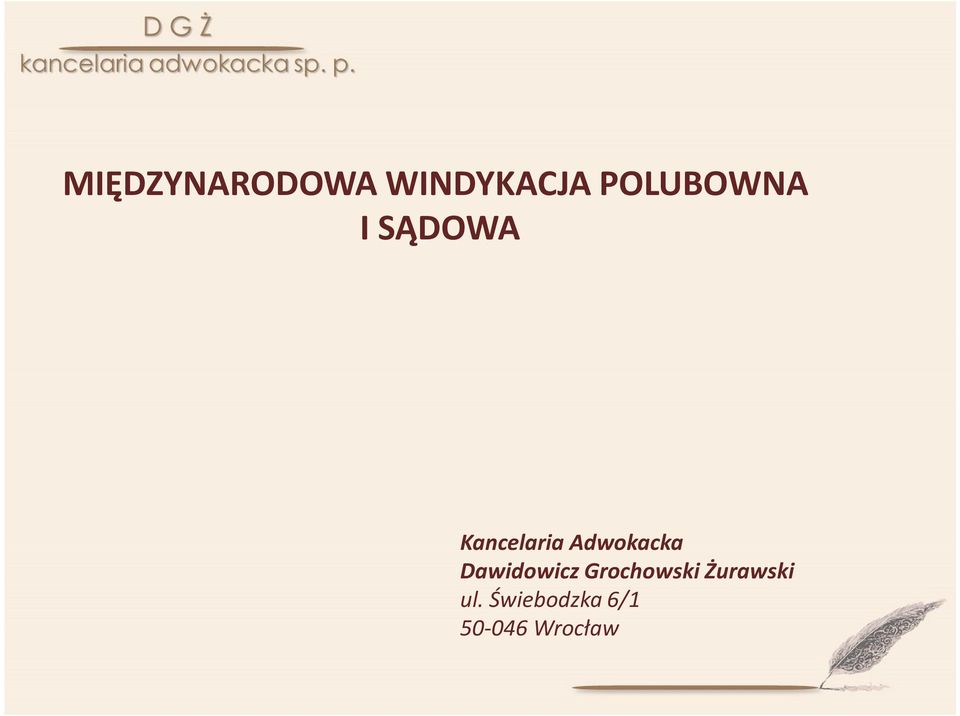 Adwokacka Dawidowicz Grochowski