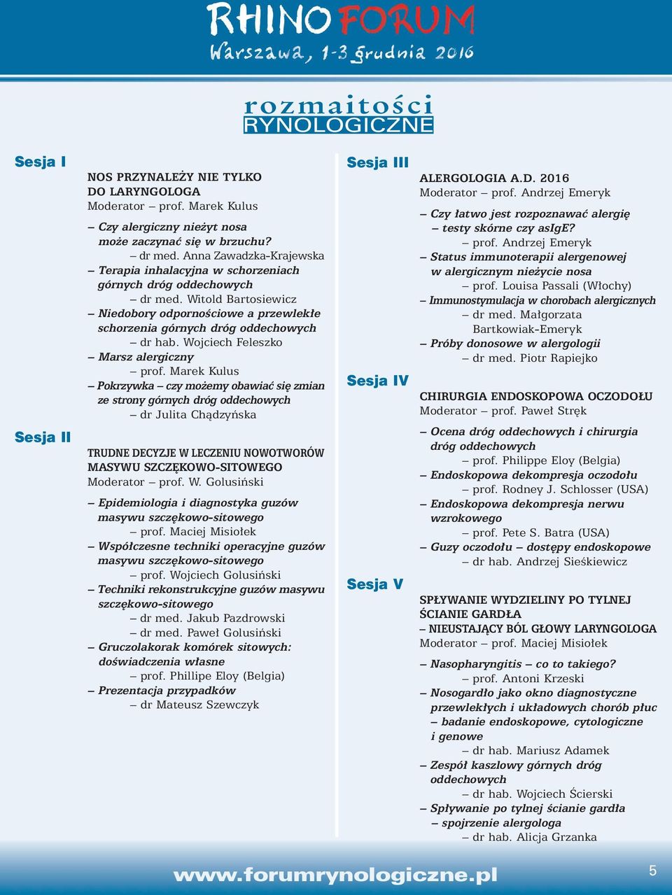 Wojciech Feleszko Marsz alergiczny prof.