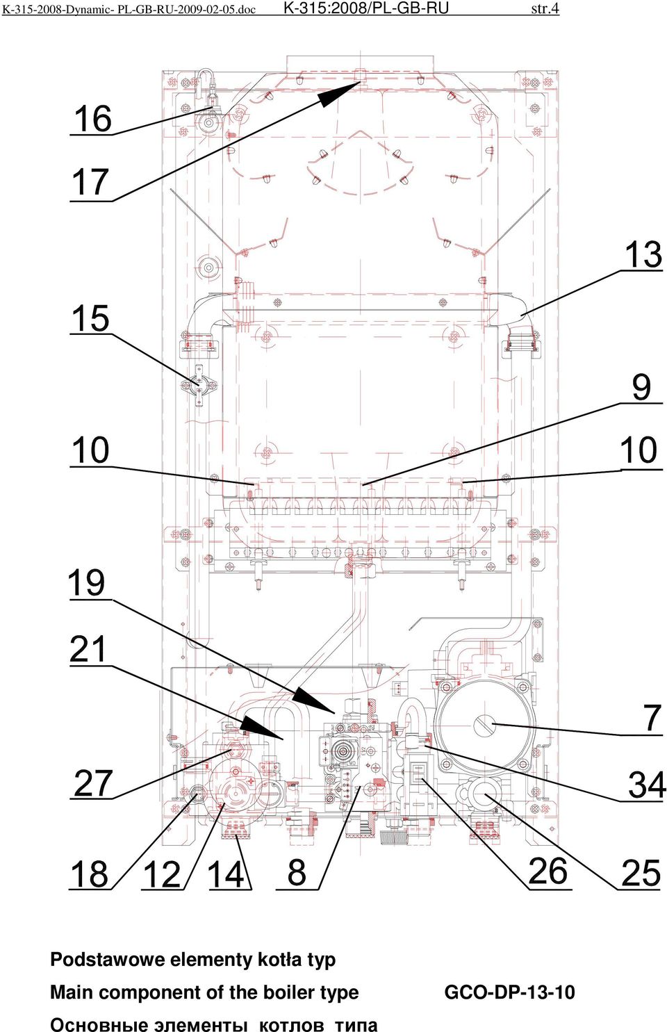 4 Podstawowe elementy kotła typ Main