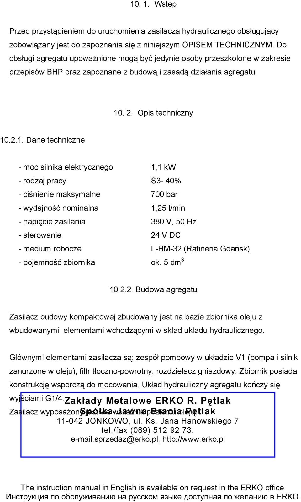 . 2. Opis techniczny 10