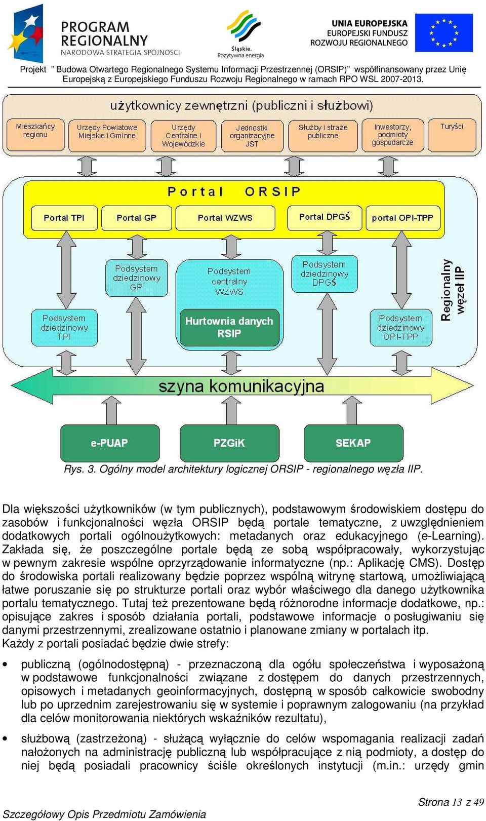 ogólnoużytkowych: metadanych oraz edukacyjnego (e-learning).