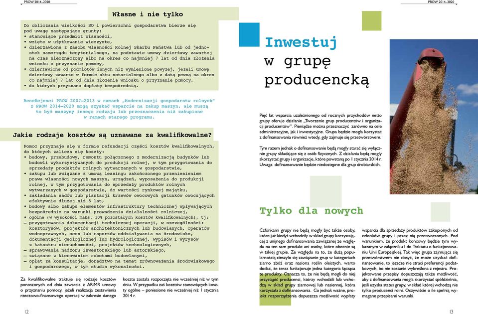 przyznanie pomocy, dzierżawione od podmiotów innych niż wymienione powyżej, jeżeli umowę dzierżawy zawarto w formie aktu notarialnego albo z datą pewną na okres co najmniej 7 lat od dnia złożenia