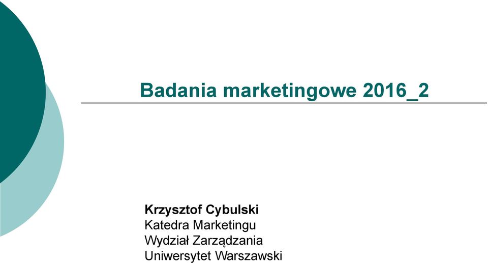 Katedra Marketingu Wydział