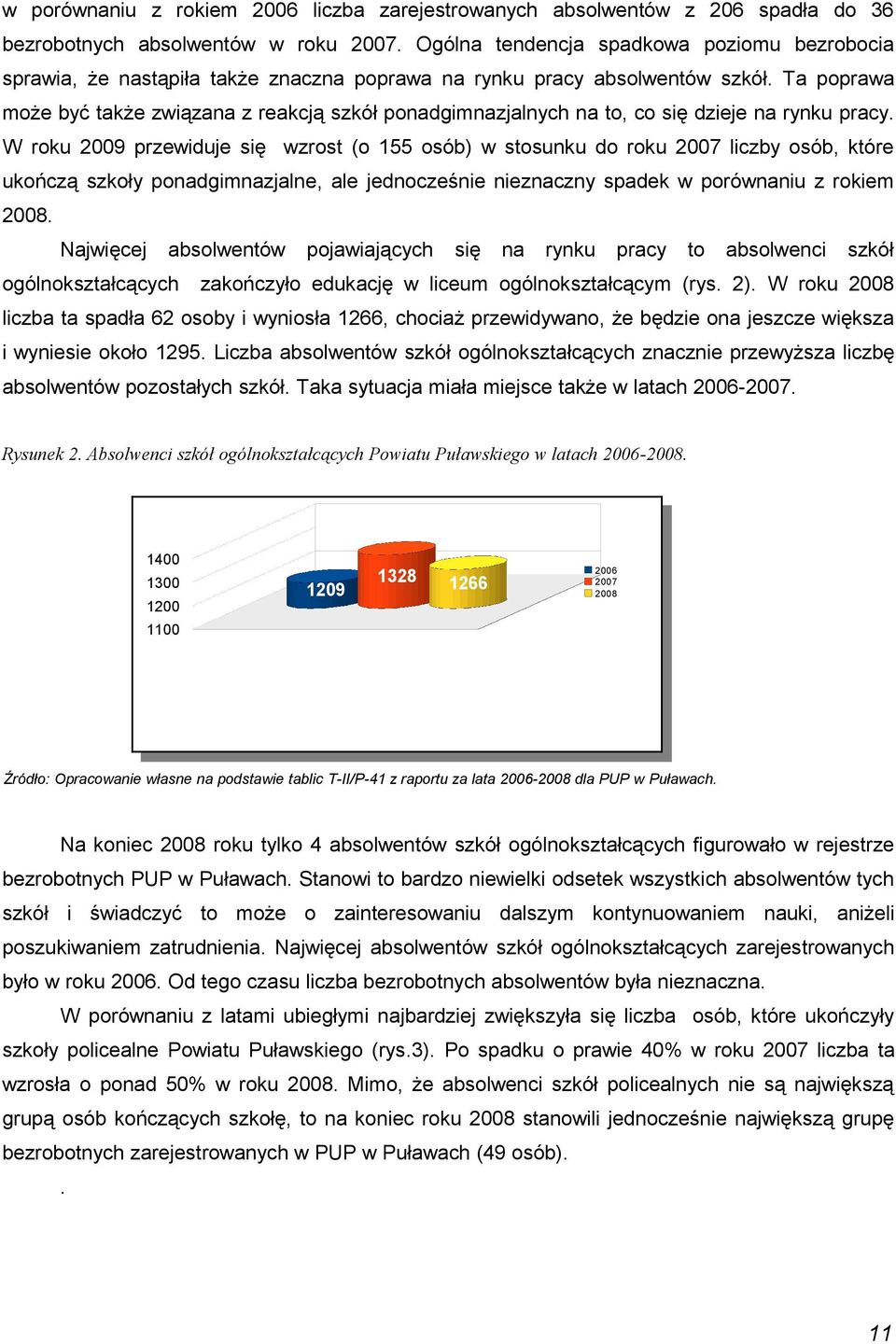 Ta poprawa może być także związana z reakcją szkół ponadgimnazjalnych na to, co się dzieje na rynku pracy.