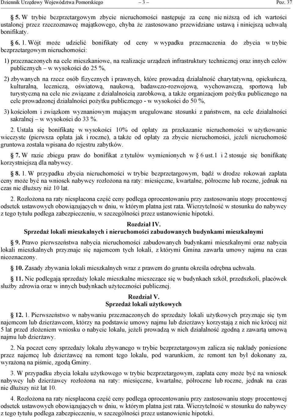 bonifikaty. 6. 1.
