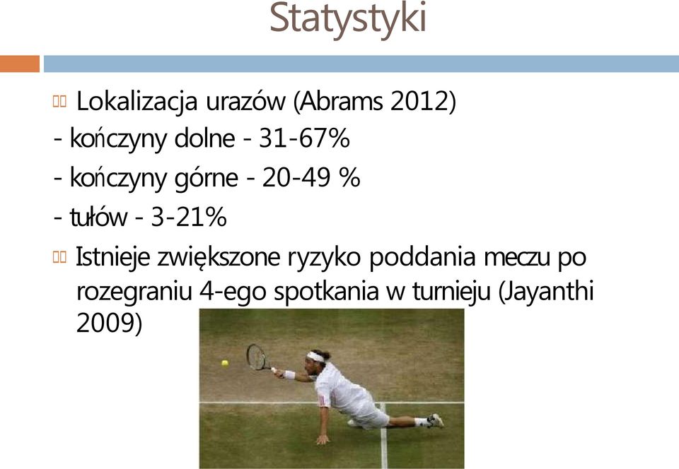 321% Istnieje zwiększone ryzyko poddania meczu