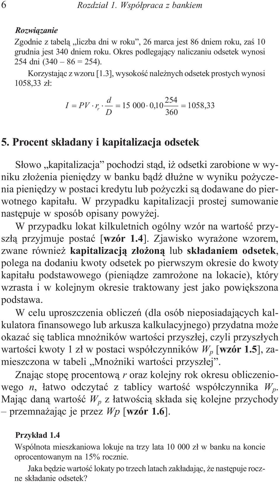 Procent sk³adany i kapitalizacja odsetek 5.