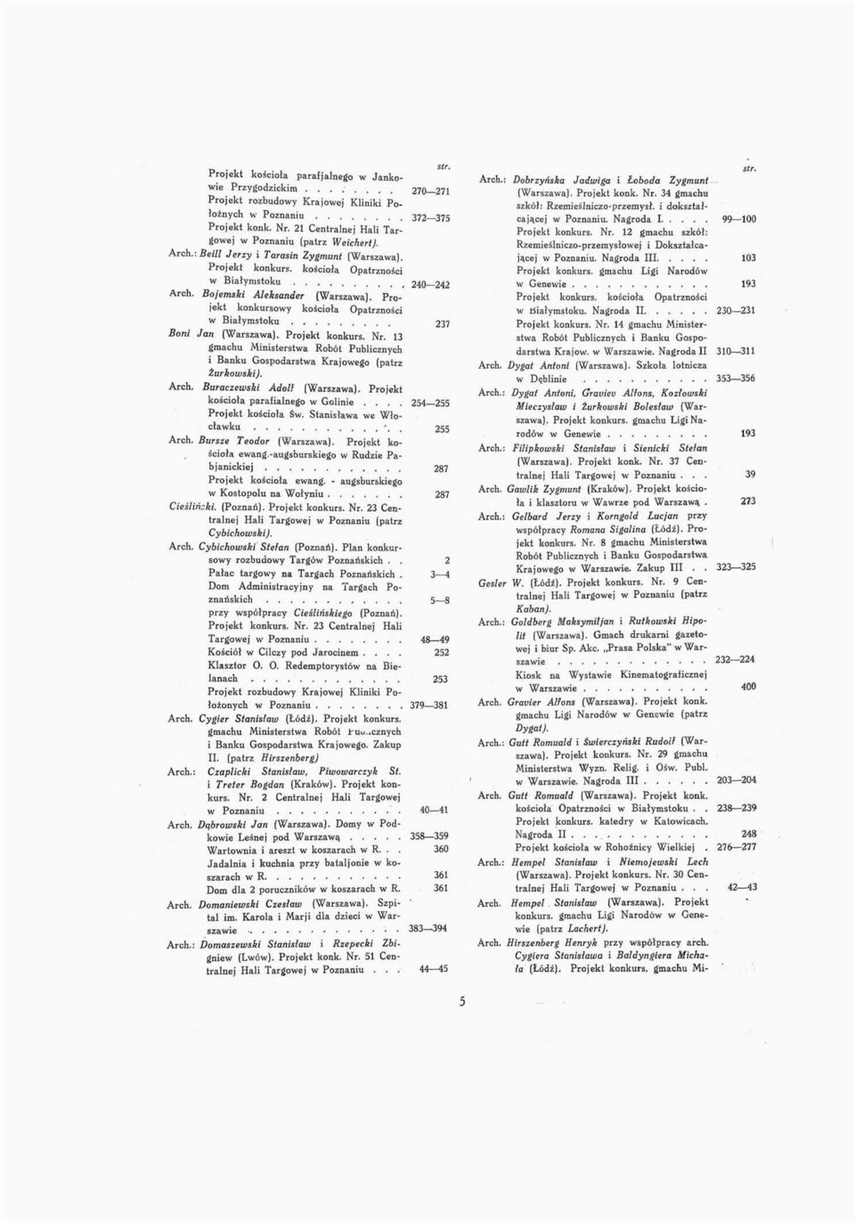 Projekt konkursowy kościoła Opatrzności w Białymstoku 237 Boni Jan (Warszawa). Projekt konkurs. Nr. 13 gmachu Ministerstwa Robót Publicznych (patrz Źurkowskij. Arch.