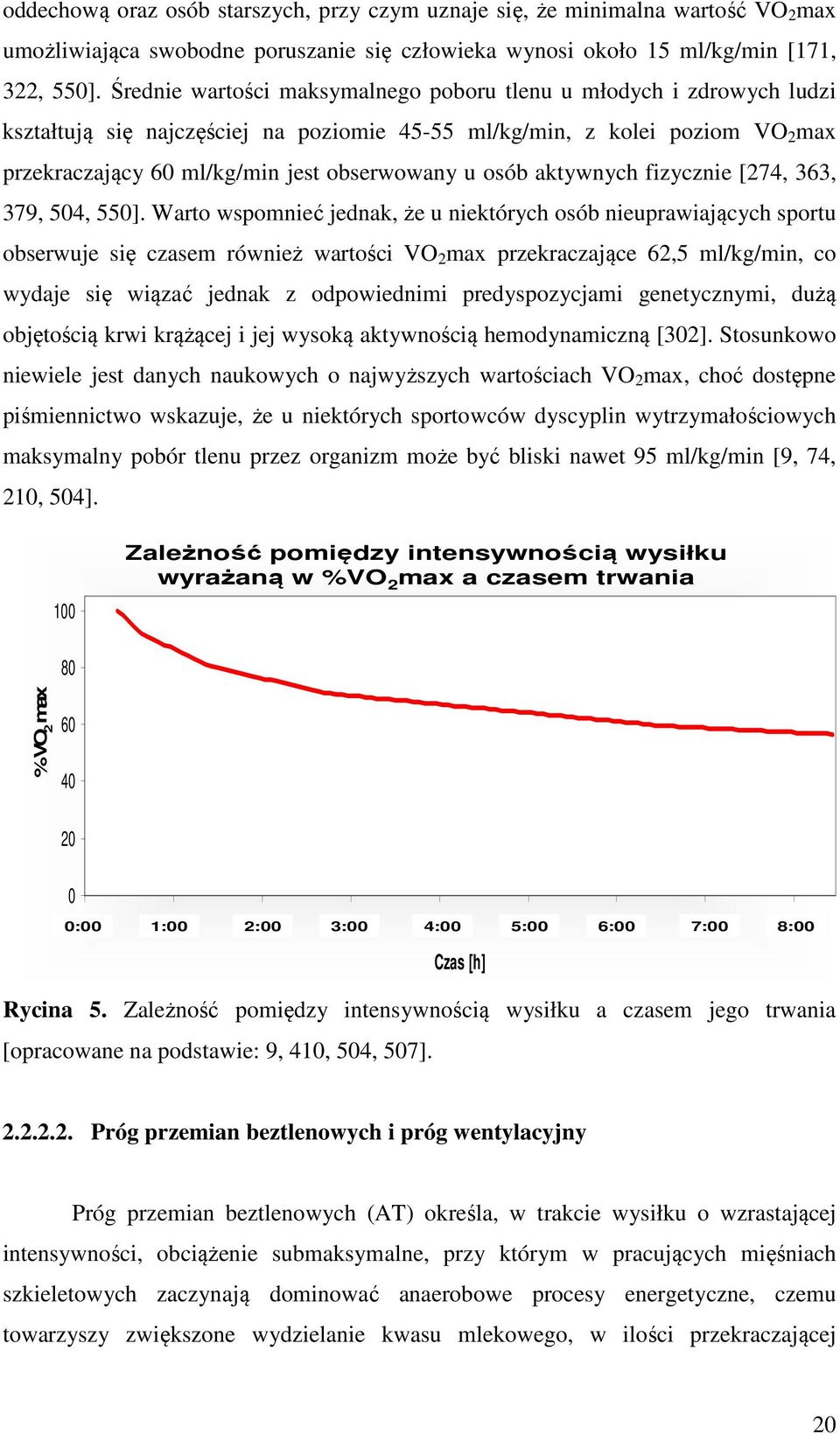 osób aktywnych fizycznie [274, 363, 379, 504, 550].