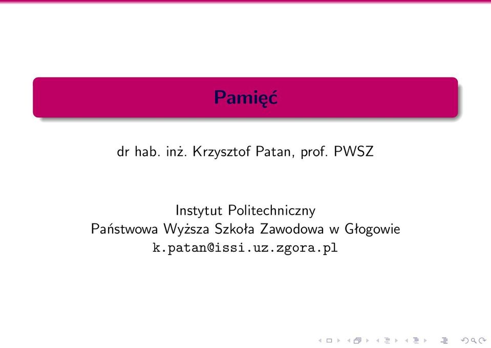 PWSZ Instytut Politechniczny